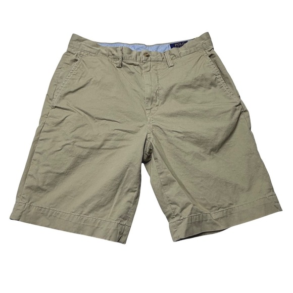 Polo Ralph Lauren Other - Polo Ralph Lauren Mens Shorts Classic Fit Chino Khaki Stretch 30 Cotton Twill 9"